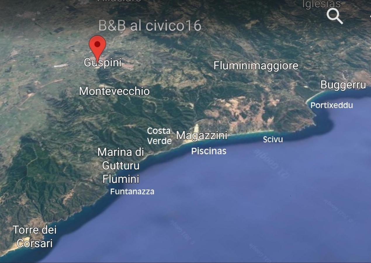 B&B Al Civico16 Guspini Luaran gambar